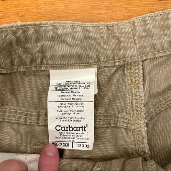 Carhartt men’s khaki/tan pants - Picture 4 of 4